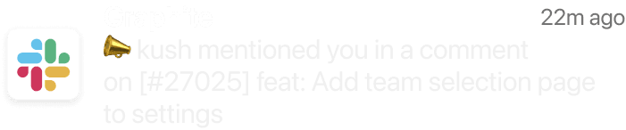 Graphite notifications