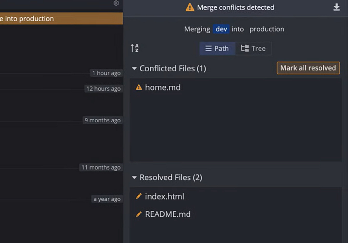 Conflict Resolution Example